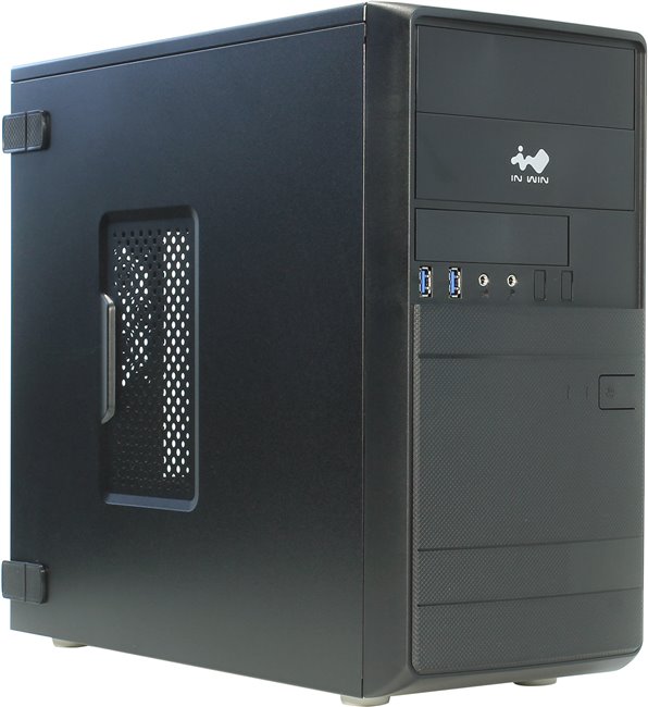 Inwin Efs054 Bl Bez Bloka Pitaniya 2xusb3 0 Audio Stal 0 6mm 350x170x360mm Micro Atx Mini Tower Atx Chernyj Mips By