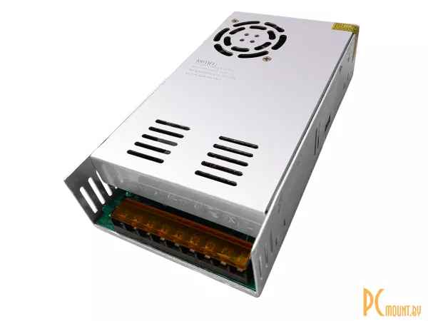 Блок питания 360W 48V, 7.5A, 215x115x50, управляемый вентилятор