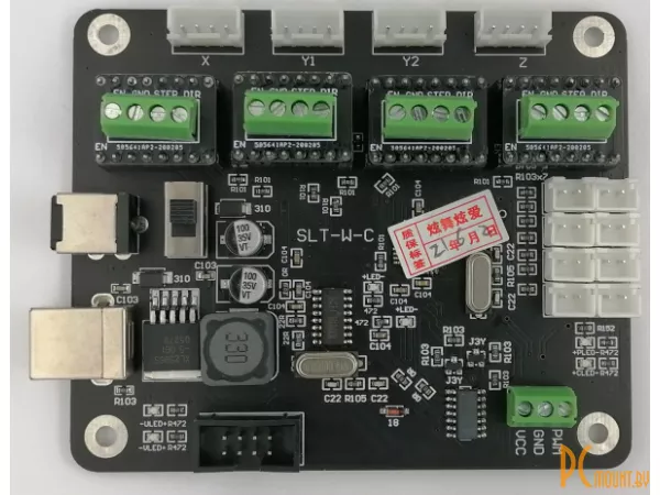 Контроллер ЧПУ станка SLT-W-C, 3 оси, переходники для внешних драйверов шаговых моторов, GRBL совместим