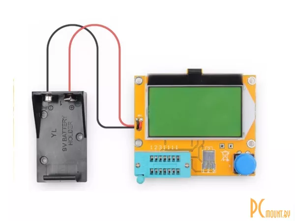 LCR-T4, тестер для измерения электрических параметров компонентов ESR Multifunction Meter , батарейный отсек