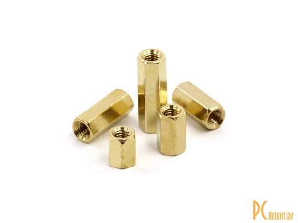 Стойка для печатной платы M3x19mm, латунь