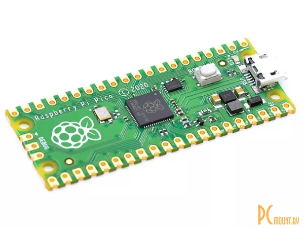 Raspberry Pi Pico Микроконтроллер , dual-core RP2040, 51x21мм