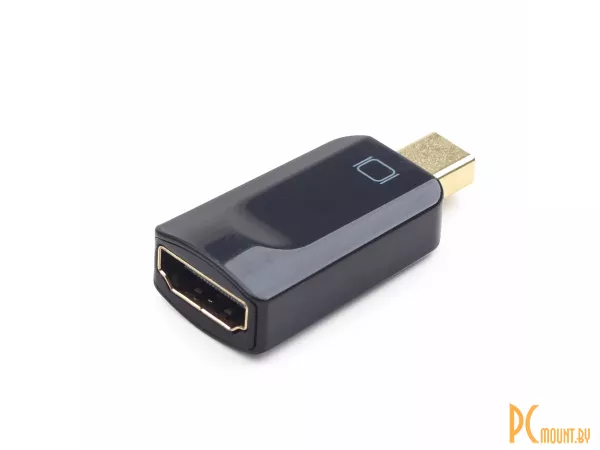 Переходник Mini DisplayPort (вилка) - HDMI (розетка), Gembird A-mDPM-HDMIF-01