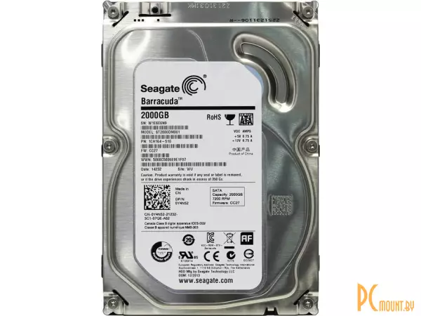 Жесткий диск 2Tb Seagate ST2000DM001 SATA-III