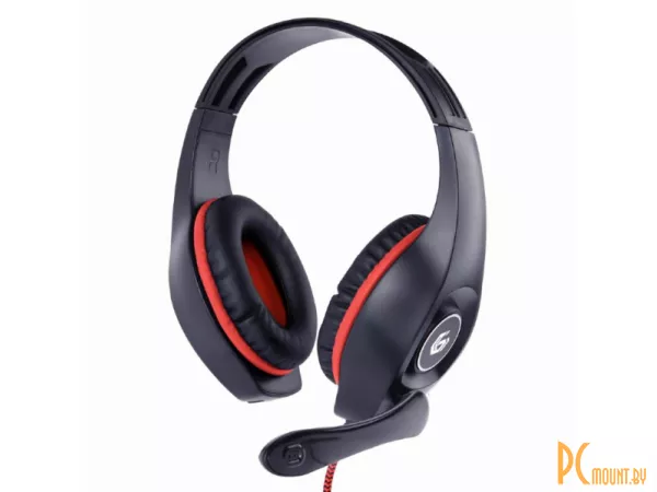 Наушники Gembird GHS-05-R Red/Black