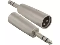 JD-494 / XLR 3P M-jack 6.3 stereo M Разъем микрофонный, переходник штекер XLR 3Pin - jack 6.3 stereo штекер