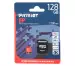 Карта памяти MicroSDXC, 128GB, Сlass 10, UHS-I, U3, Patriot PEF128GEP31MCX